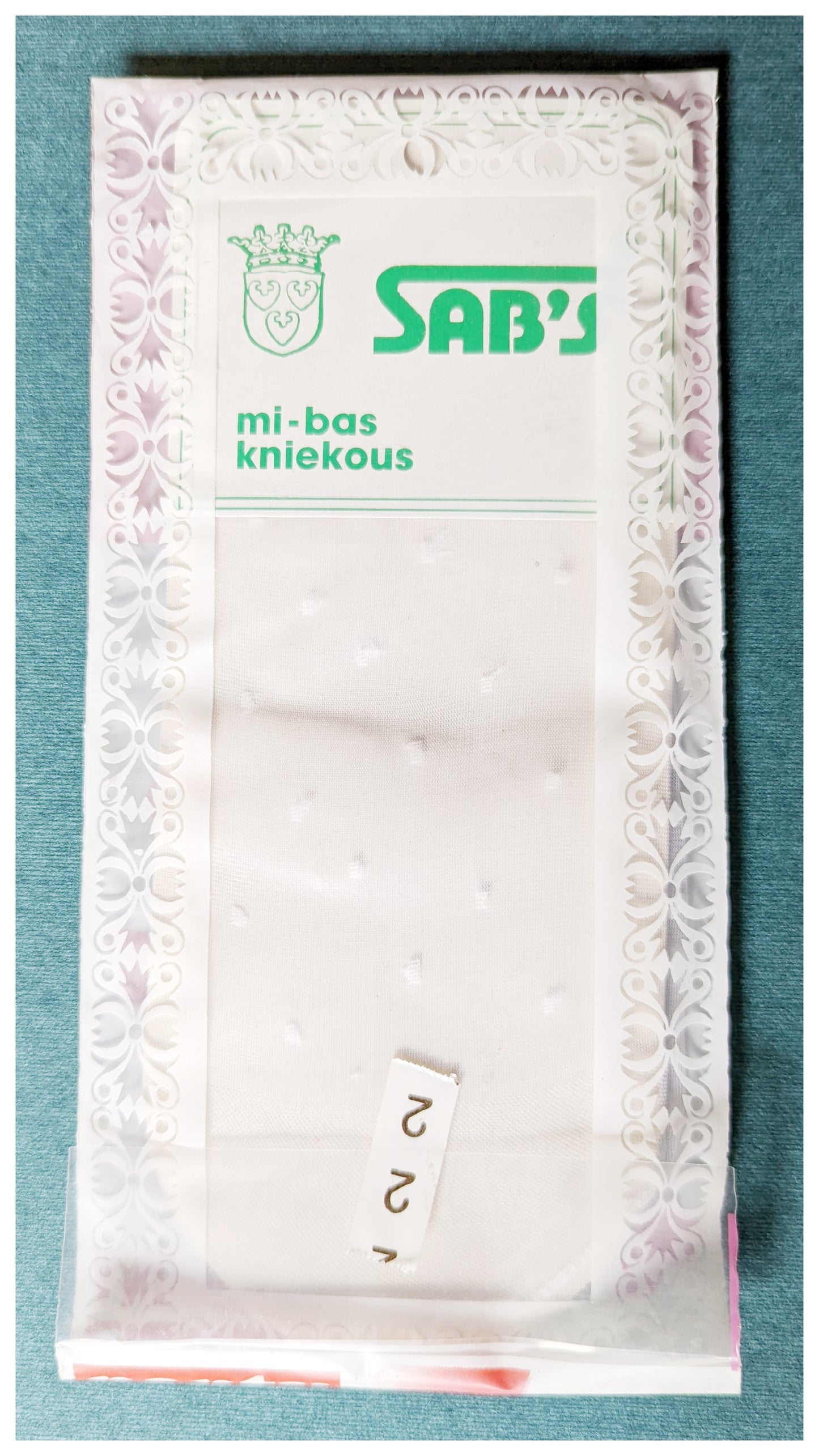 Mi-bas à pois 80s