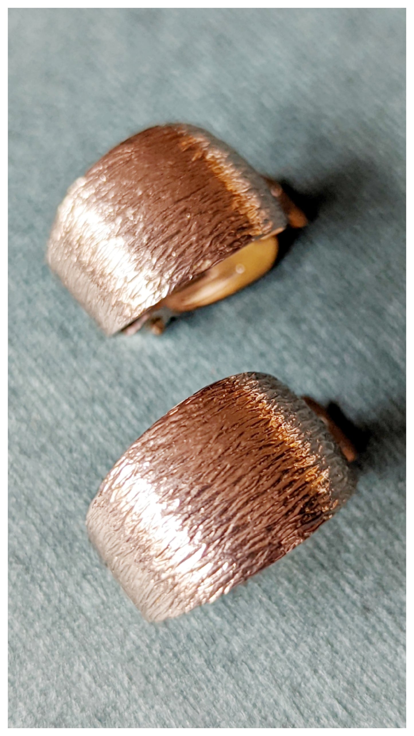 Boucles clips petites créoles argentées 90s
