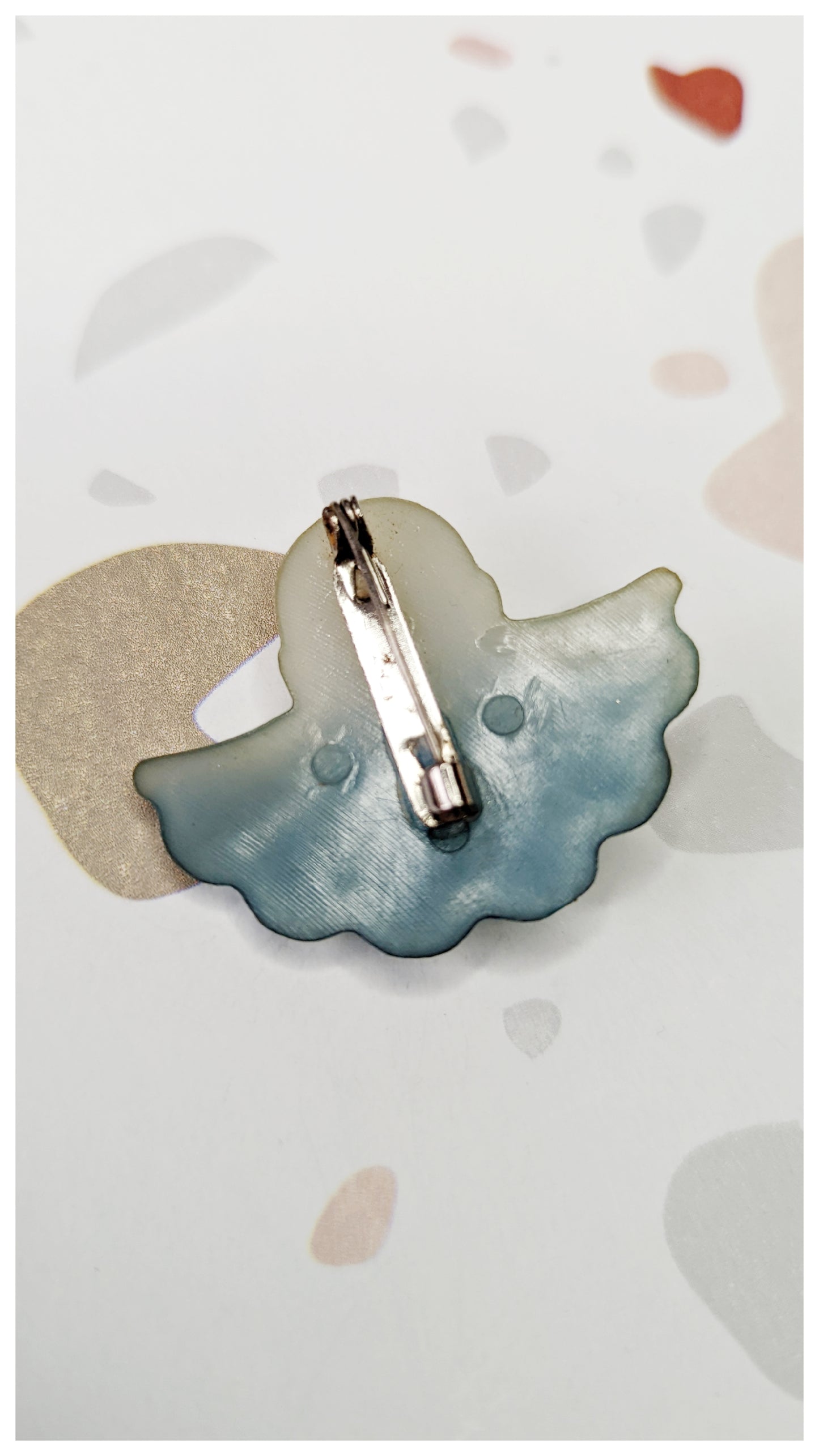 Broche pierrot 70's