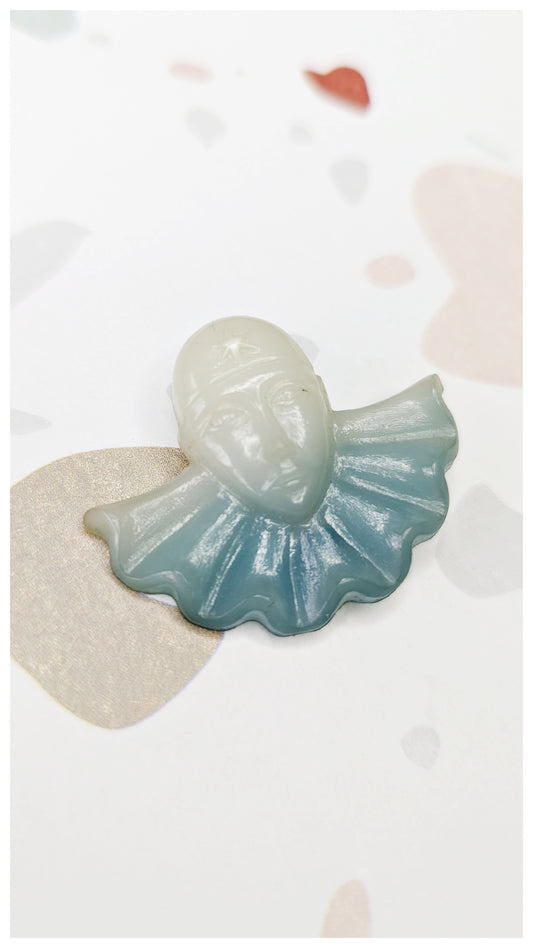 Broche pierrot 70's