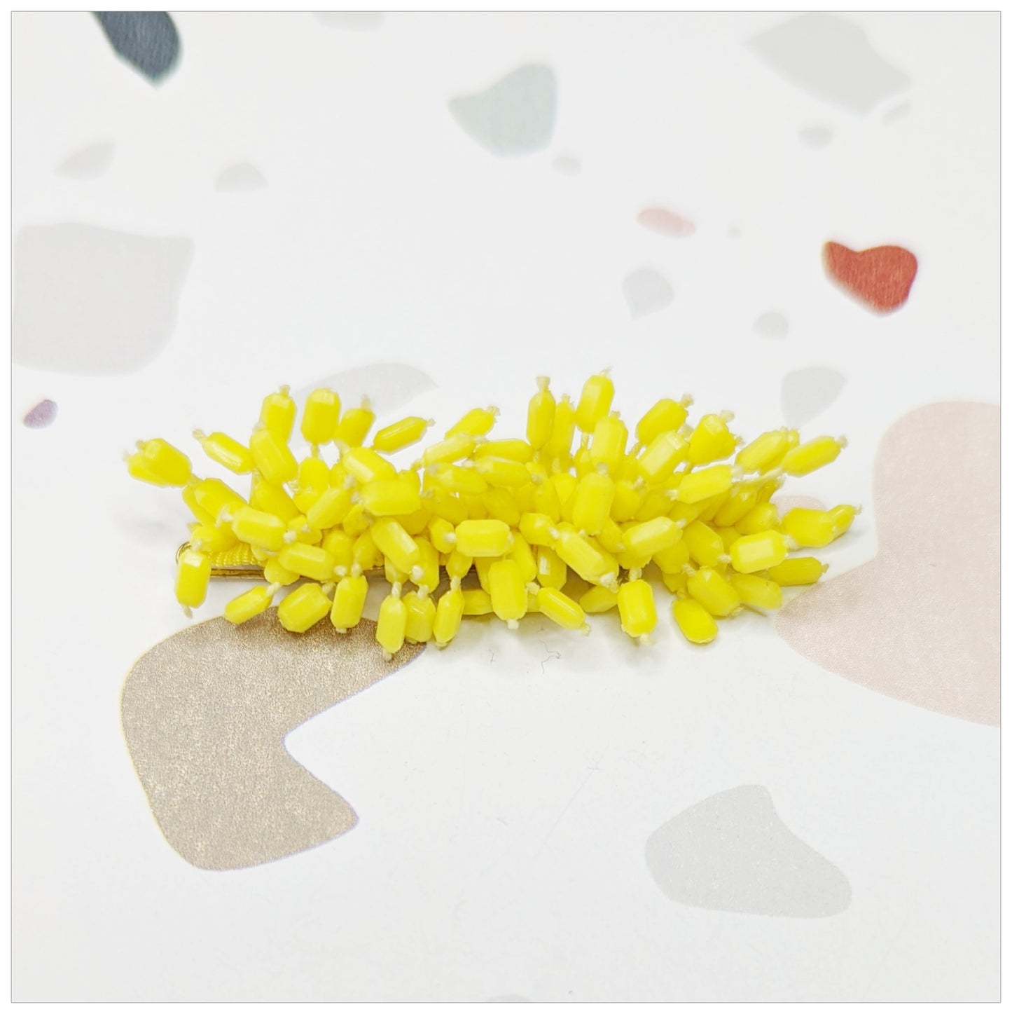 Pince plate jaune 60's (Neuve)