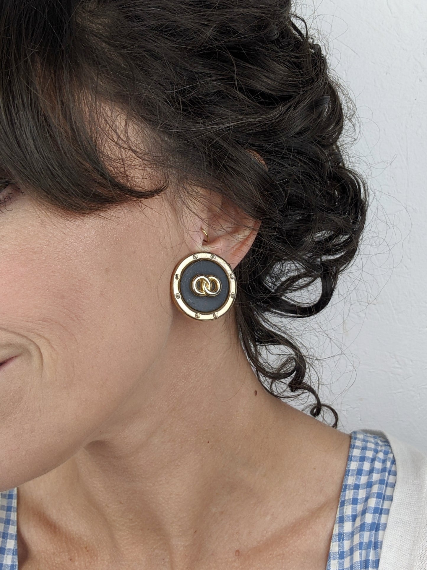 Boucles clips chaine 90s