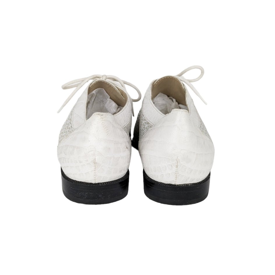 Derbies blanc argenté 90s