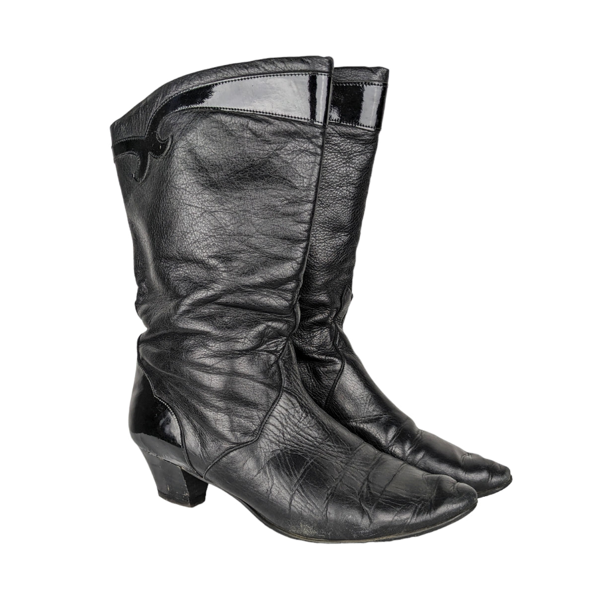 Bottes vernies 80s