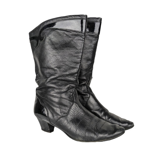 Bottes vernies 80s