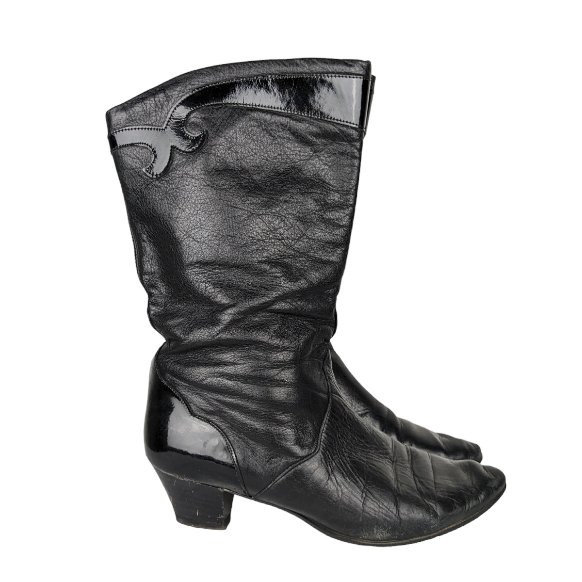 Bottes vernies 80s