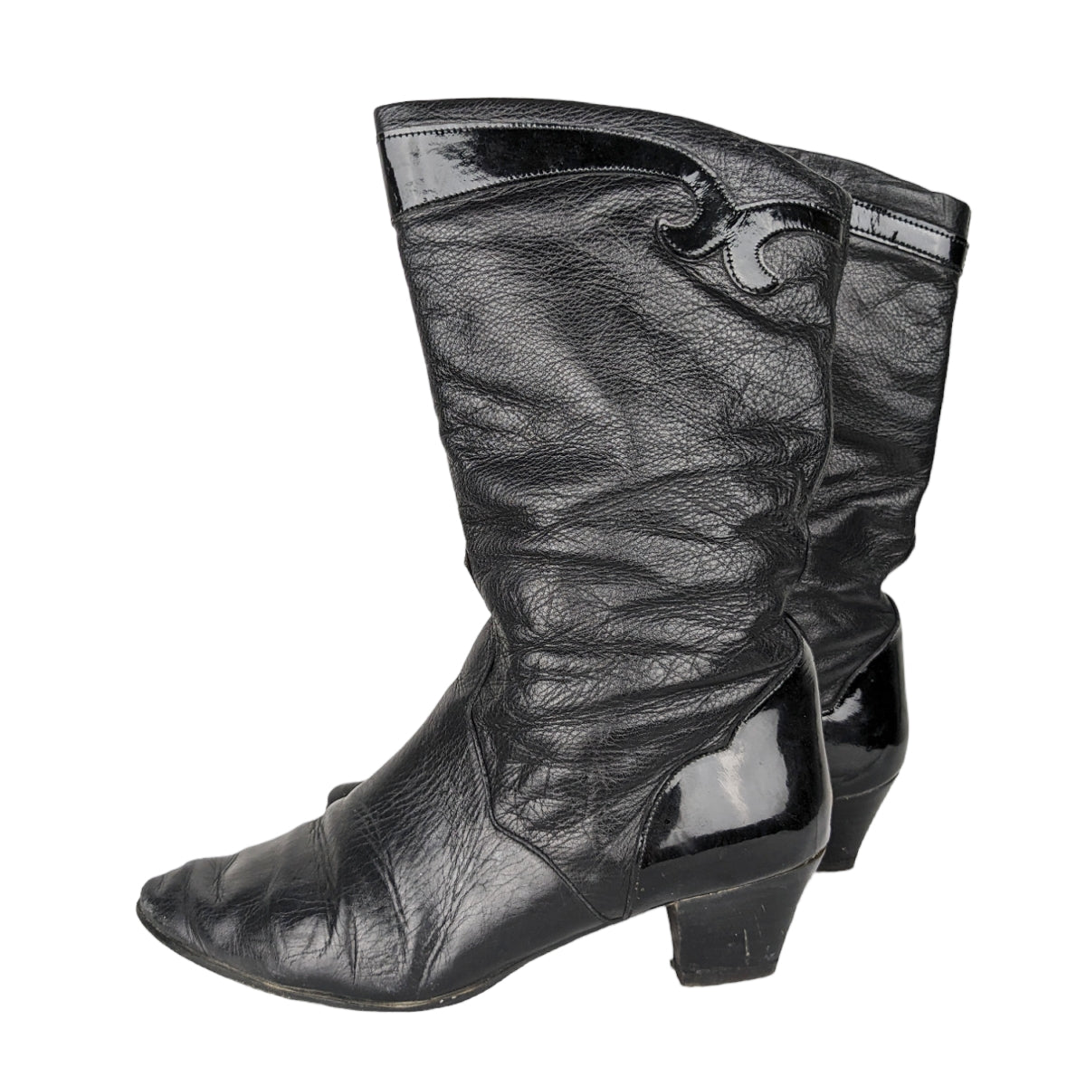 Bottes vernies 80s