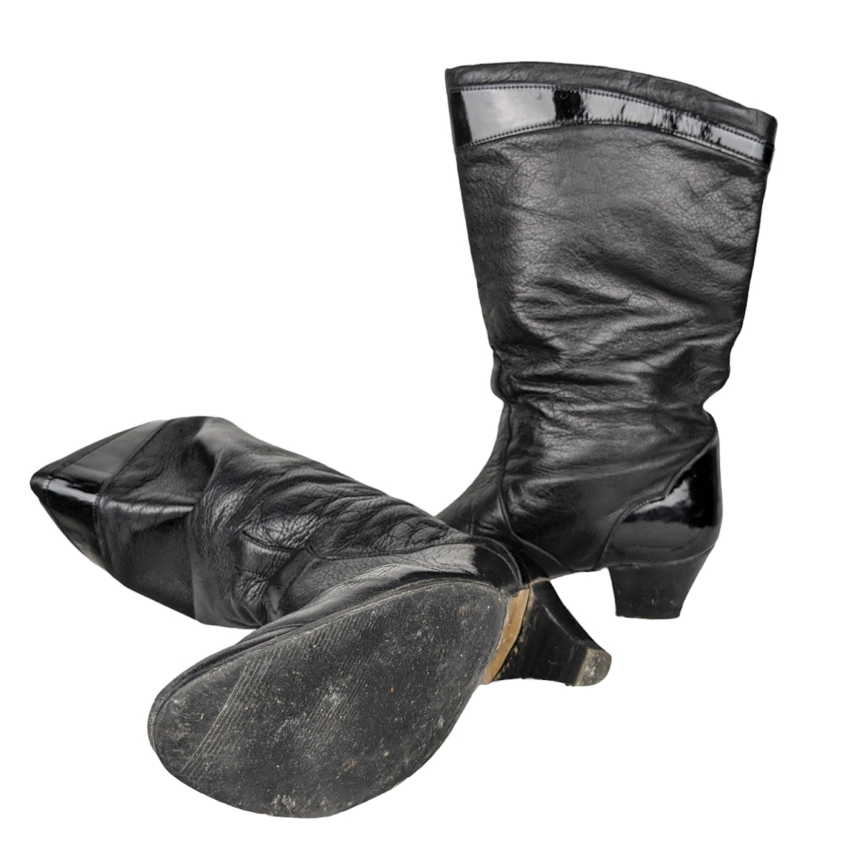 Bottes vernies 80s