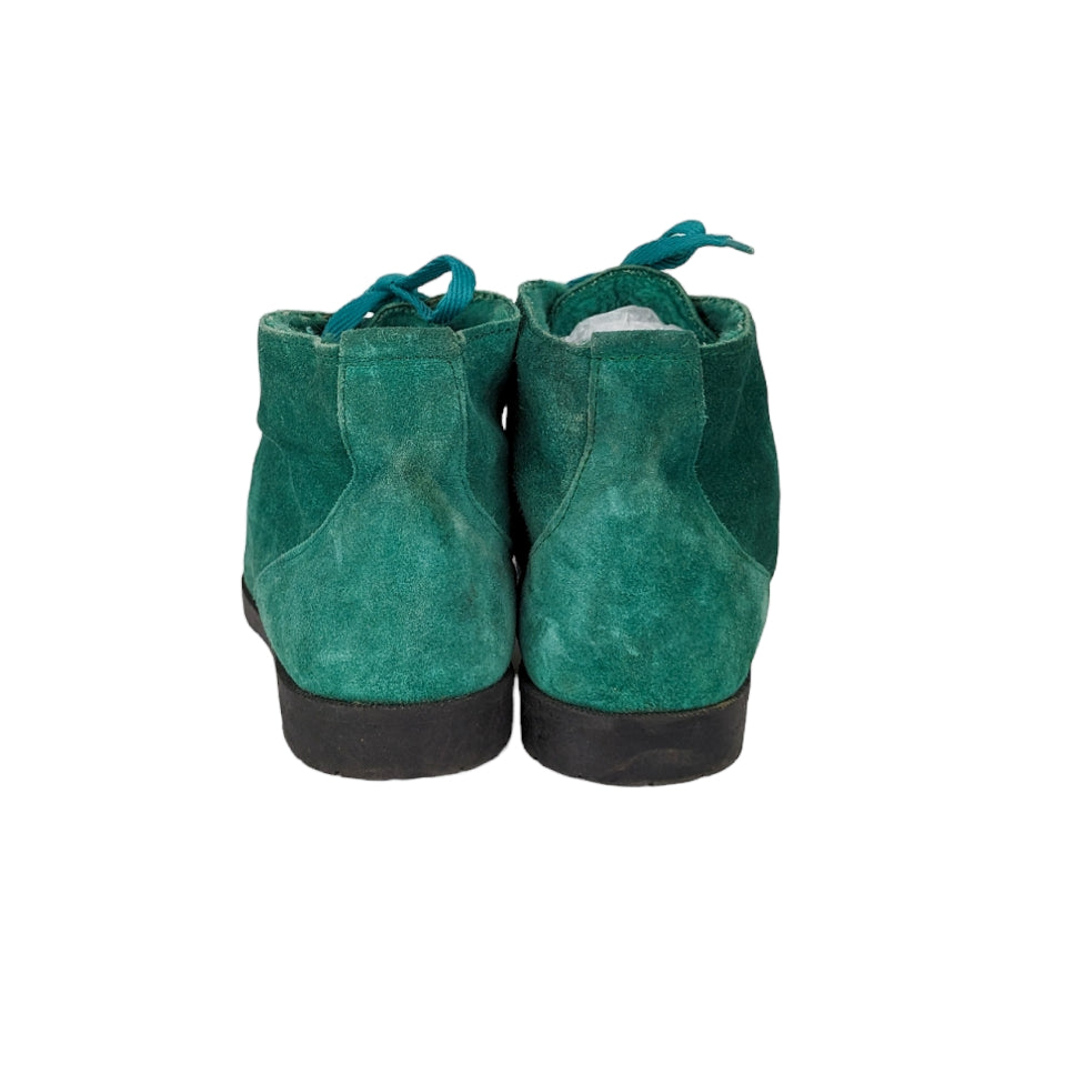 Bottines vertes 80s