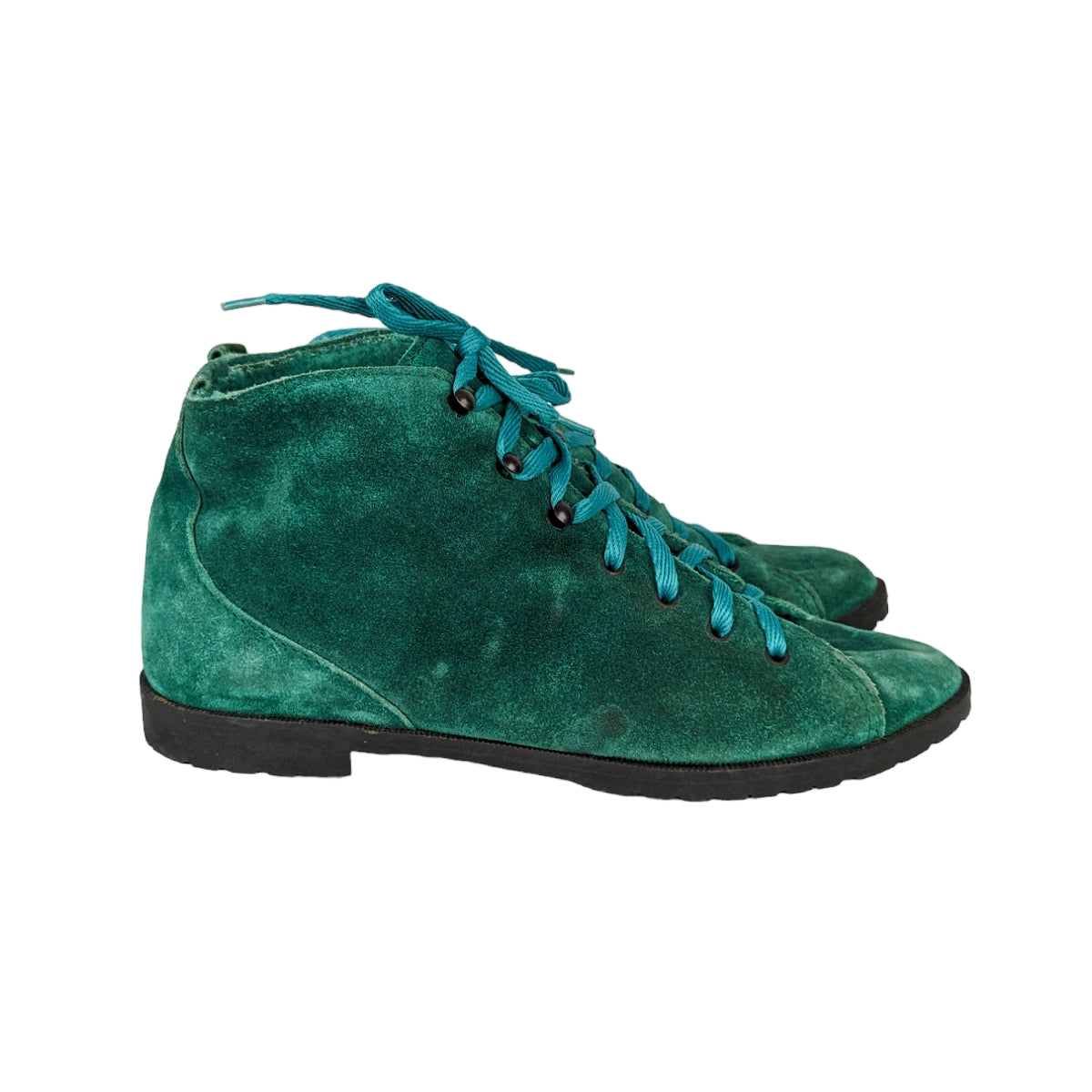 Bottines vertes 80s