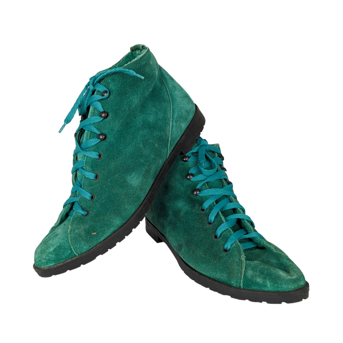 Bottines vertes 80s