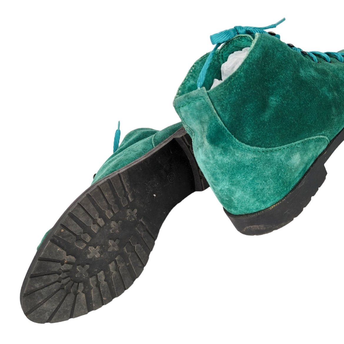 Bottines vertes 80s