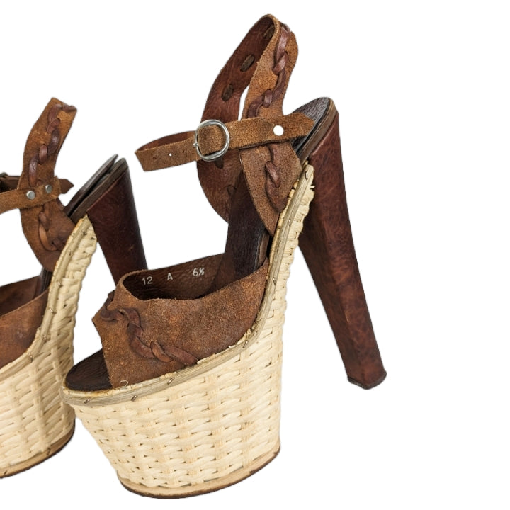 Sandales plateformes 70s