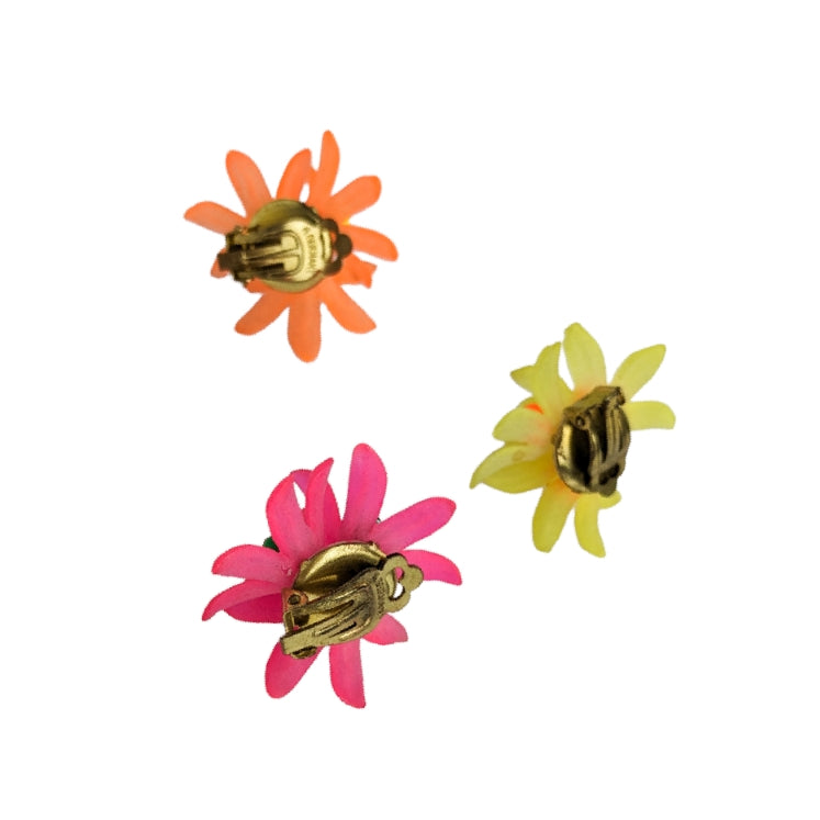 Boucles clips grappe 60s