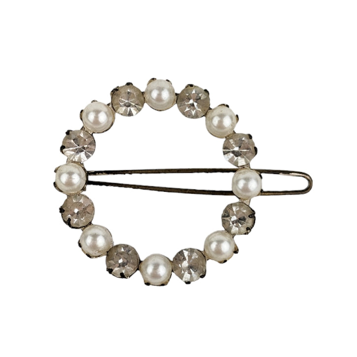 Pince à cheveux à strass 60's (Neuve)