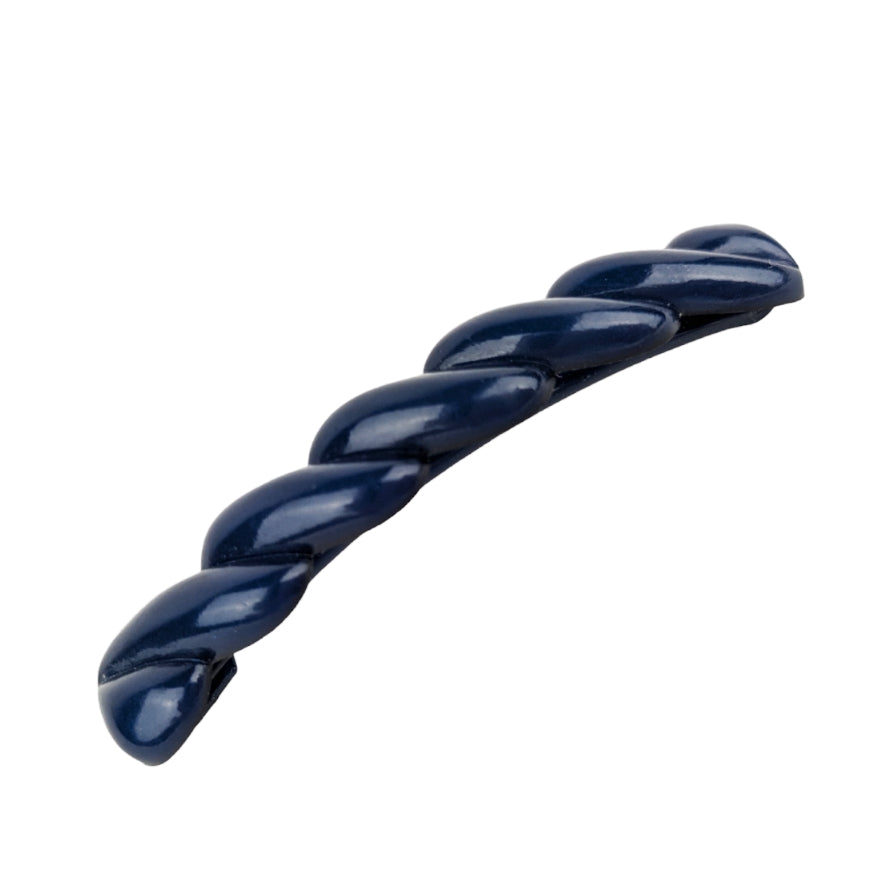 Pince à cheveux bleu marine 60's (Neuve)