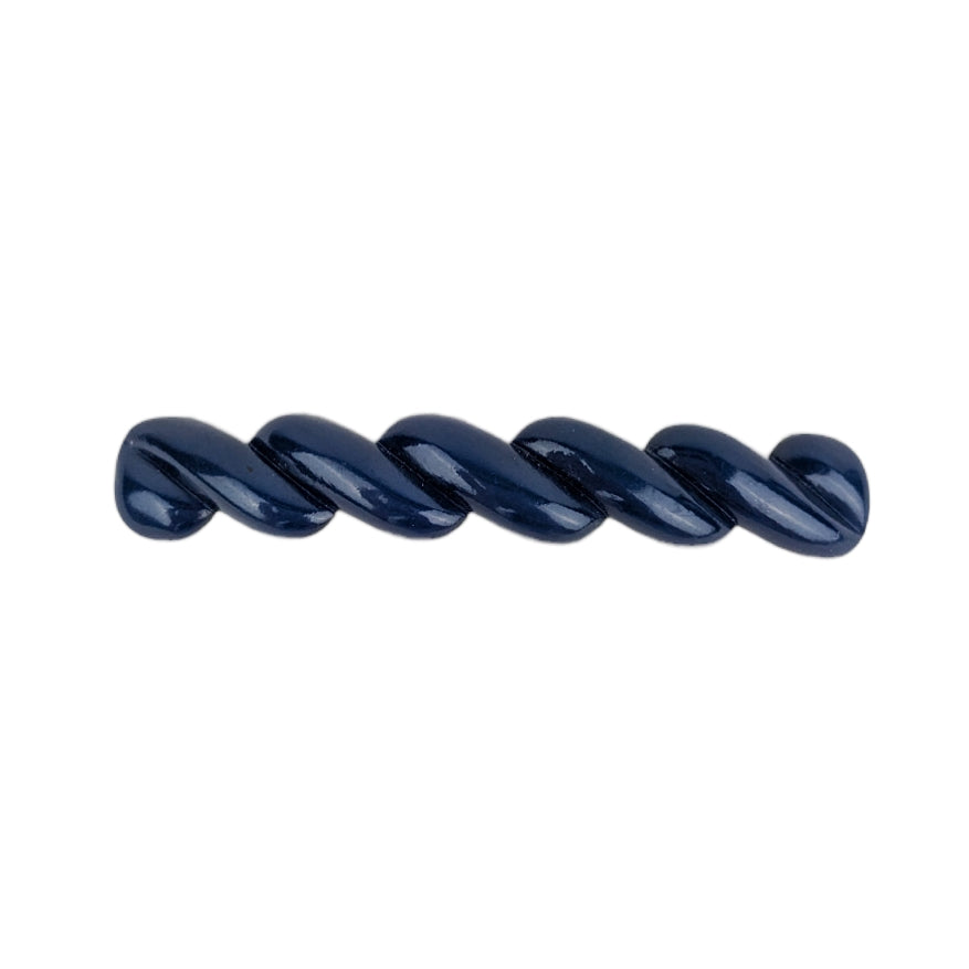 Pince à cheveux bleu marine 60's (Neuve)