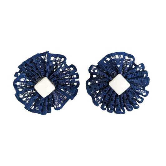 Boucles clips à dentelle 60's