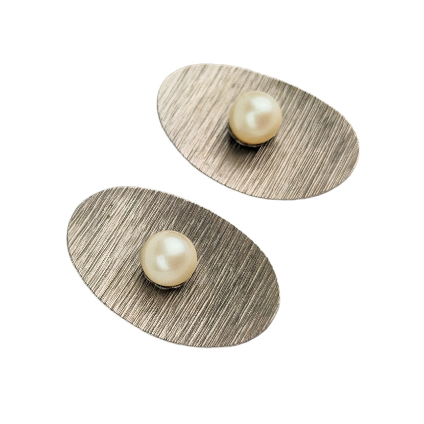 Boucles clips ovales 90s