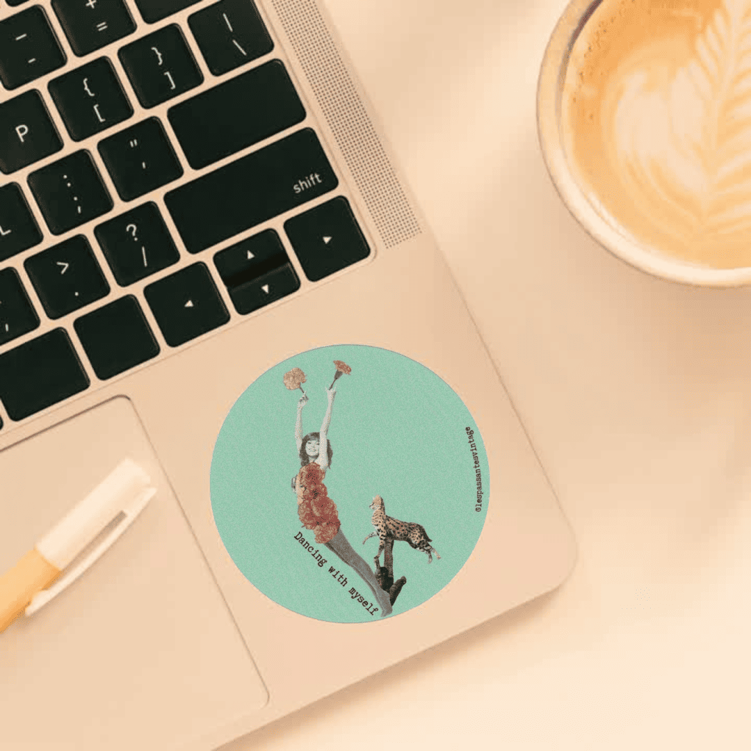 Autocollant "Dancing with myself"