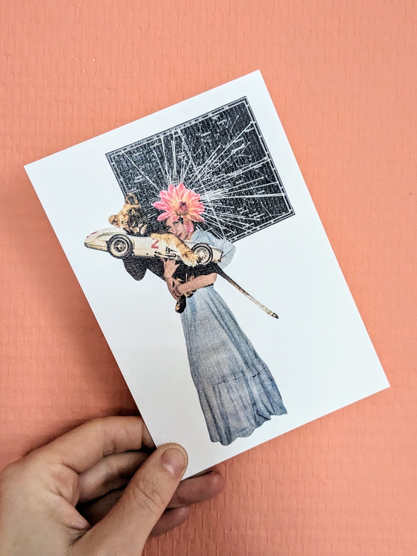 Carte postale Follow you follow me