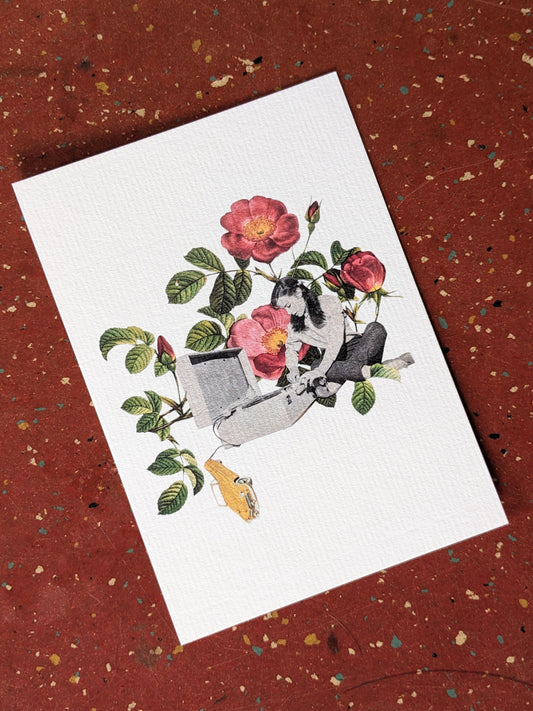 Carte postale Comme dans un vieux rock'n'roll