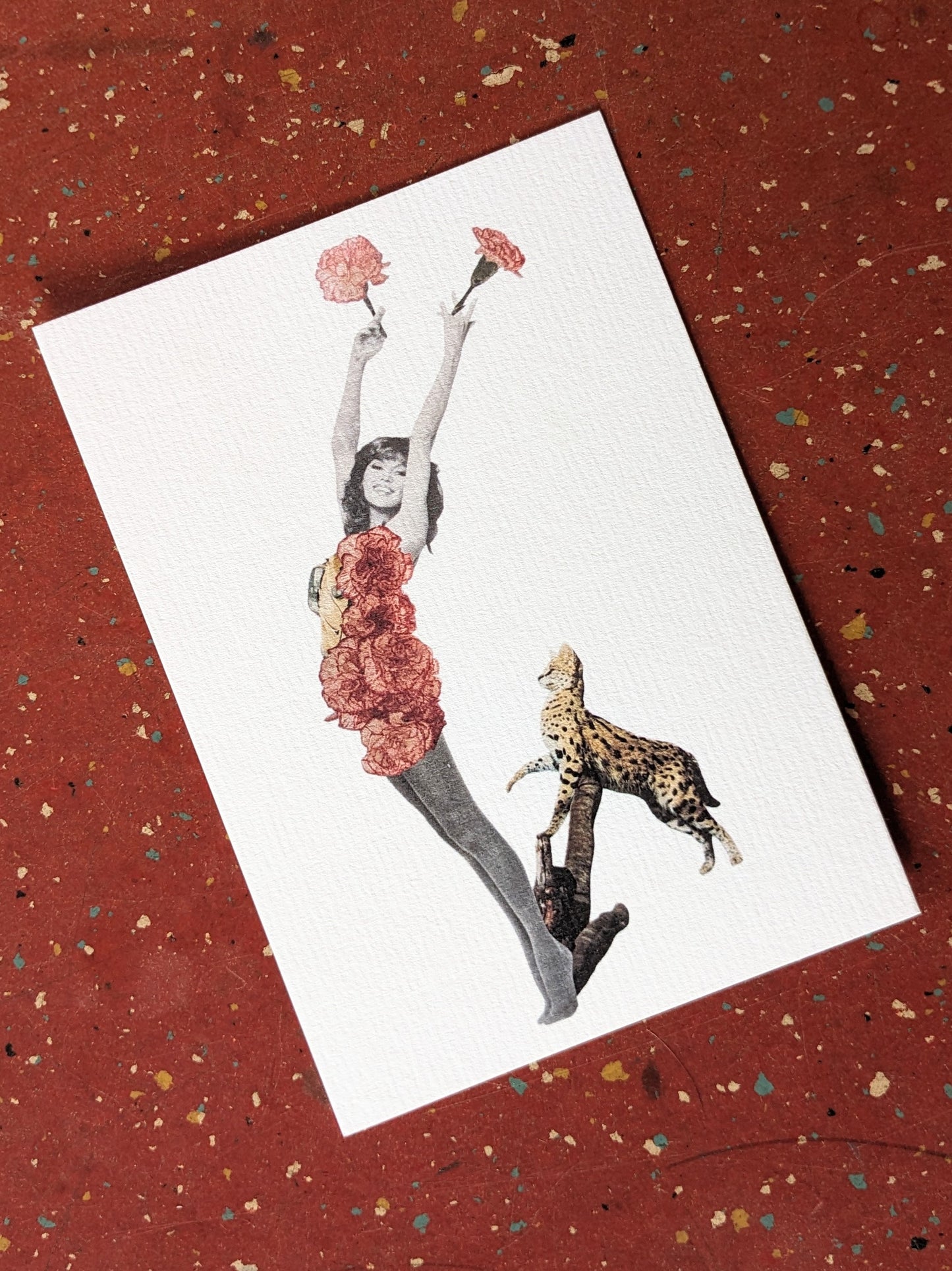 Carte postale "Dancing with myself"