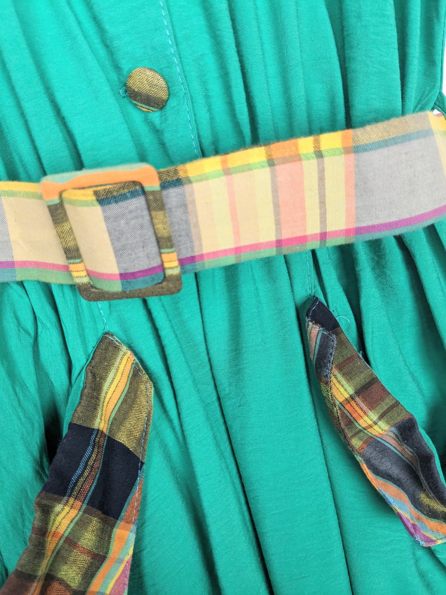 Robe tartan 80s
