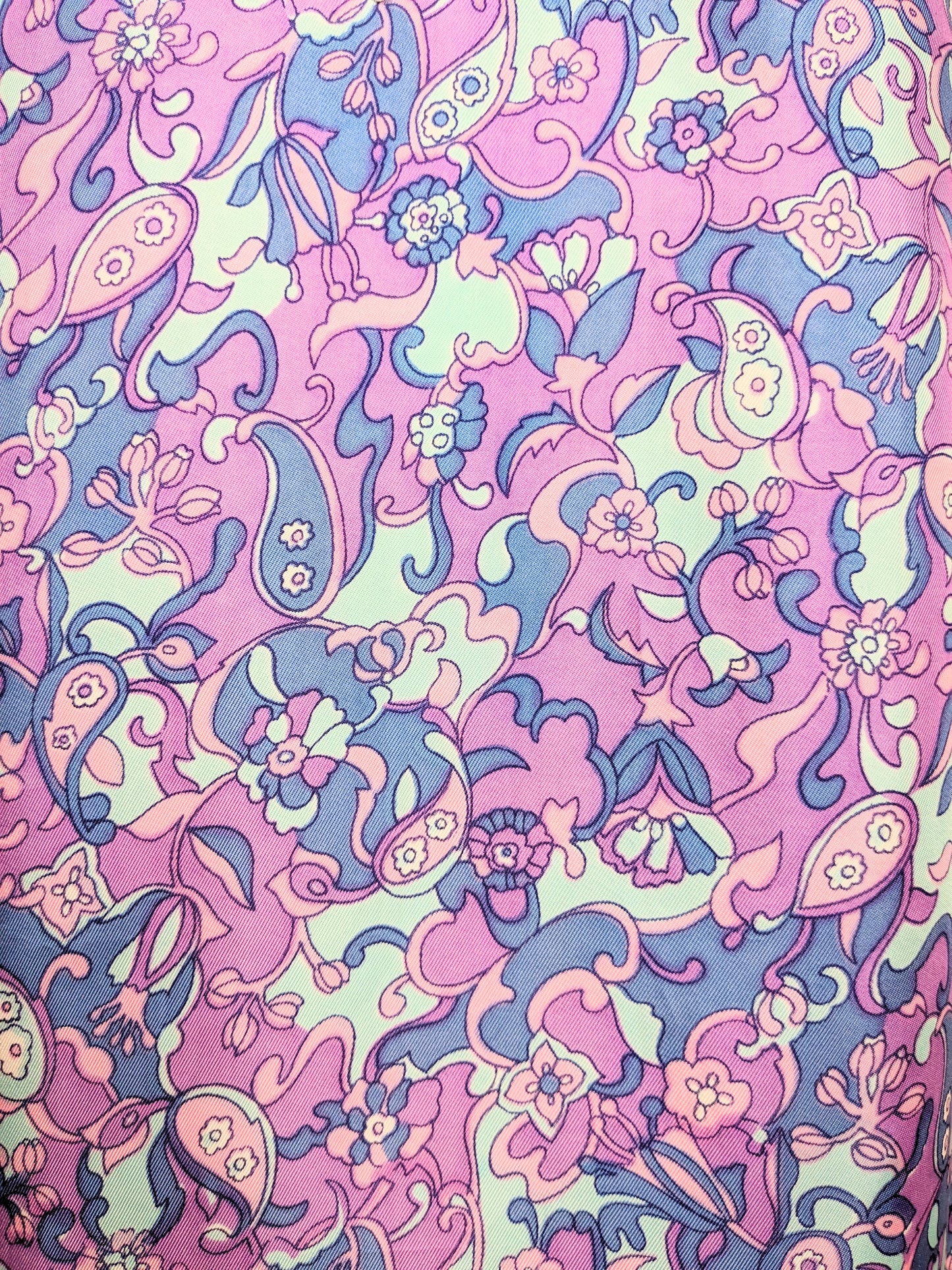Robe psychédélique 60s