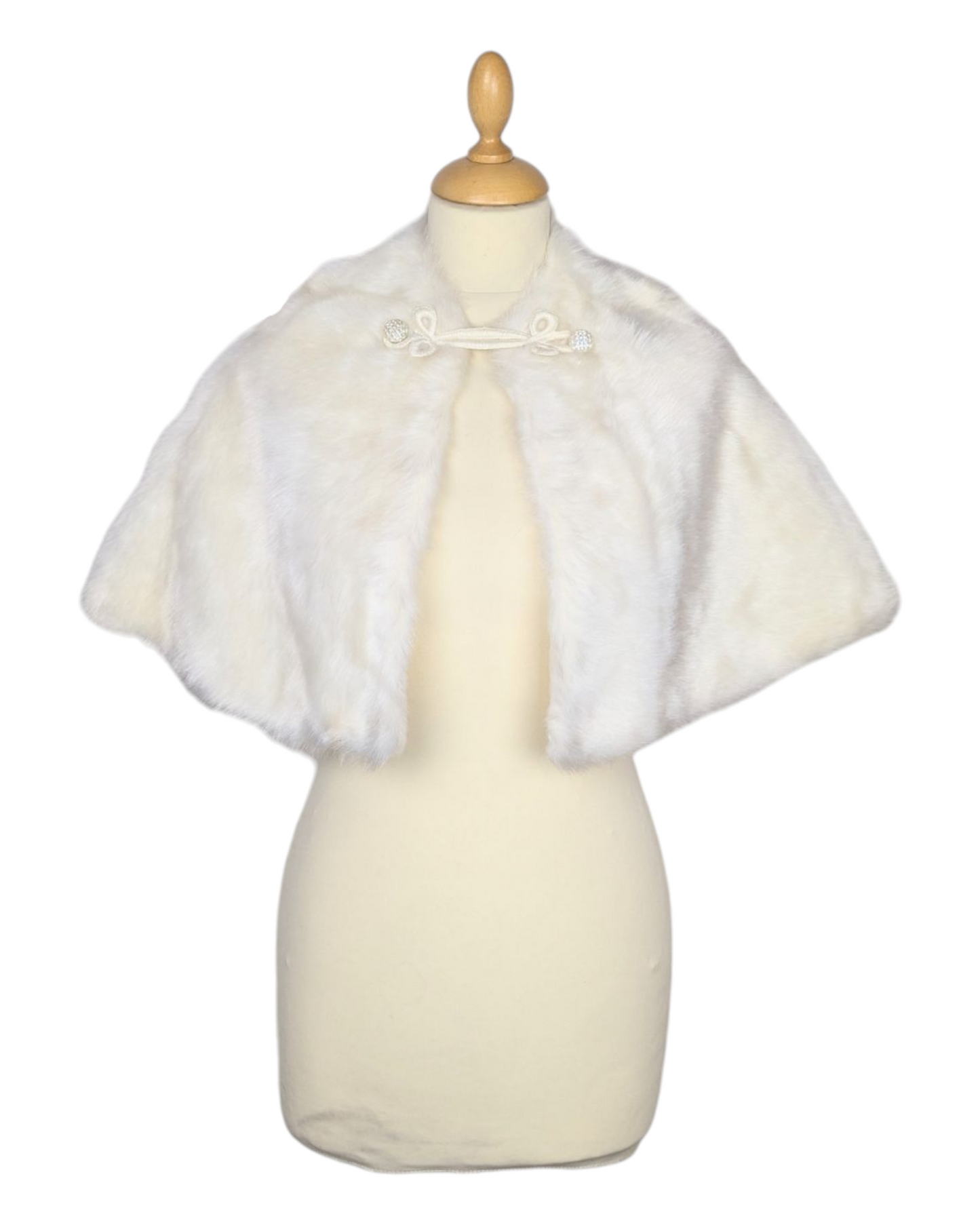 Capeline blanche 60s