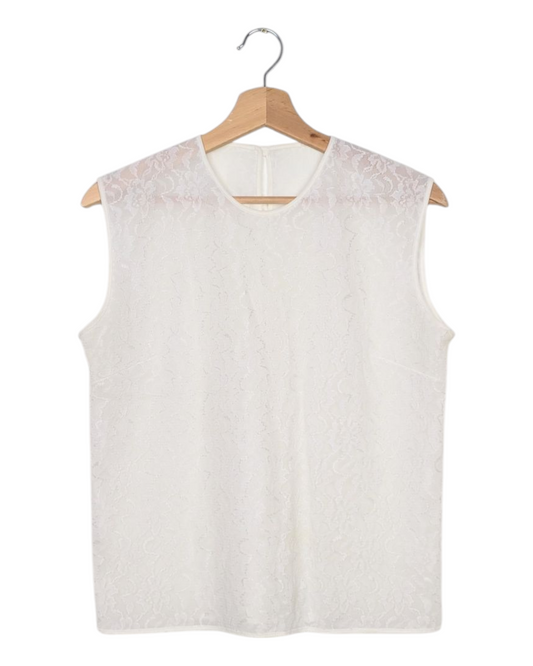 Blouse dentelle 60s