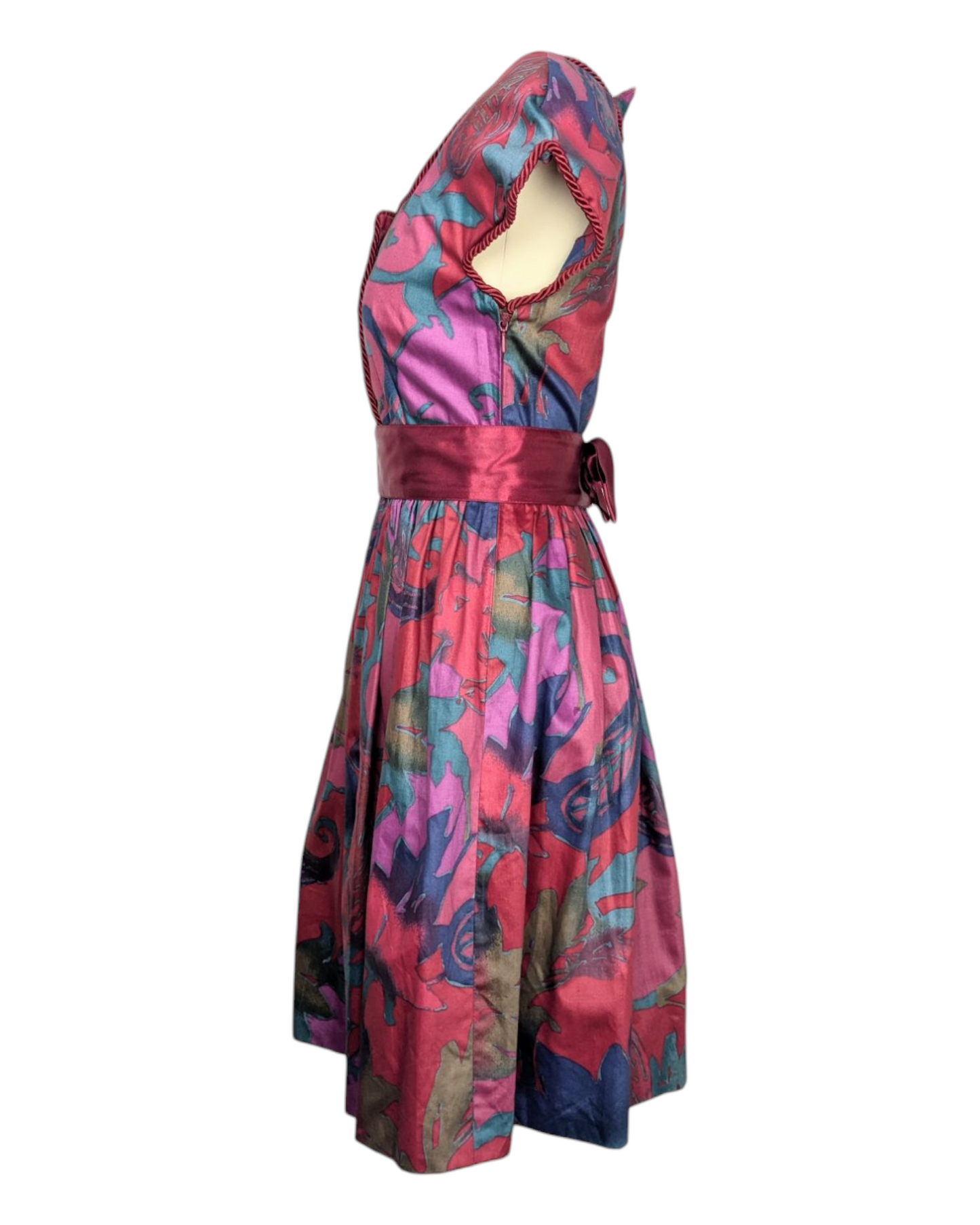 Robe multicolore 80s