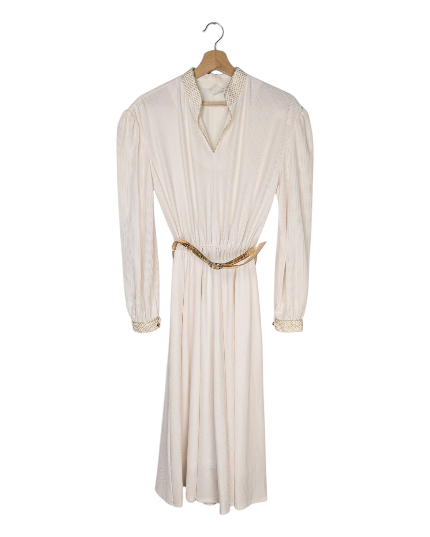 Robe crème 70s