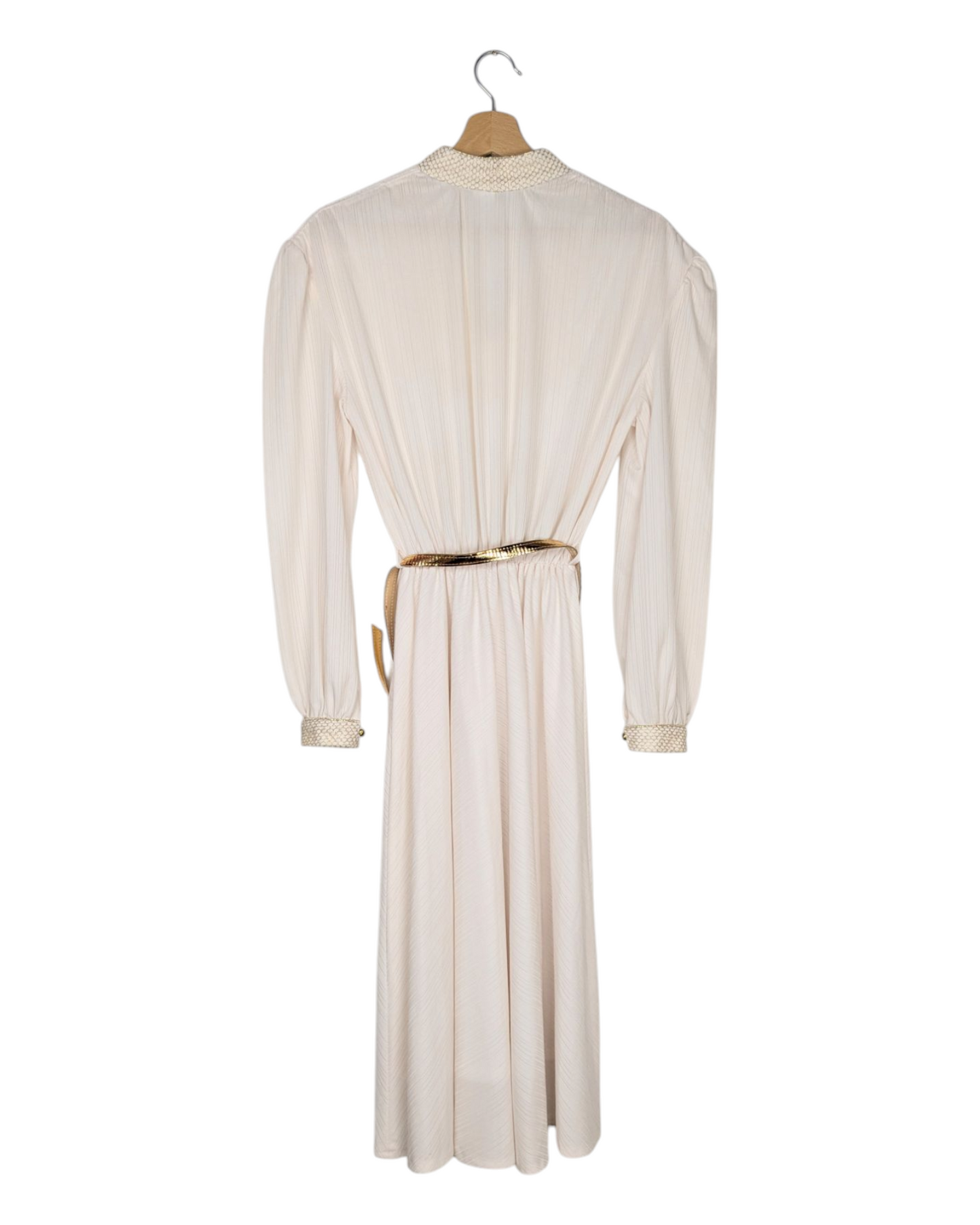 Robe crème 70s