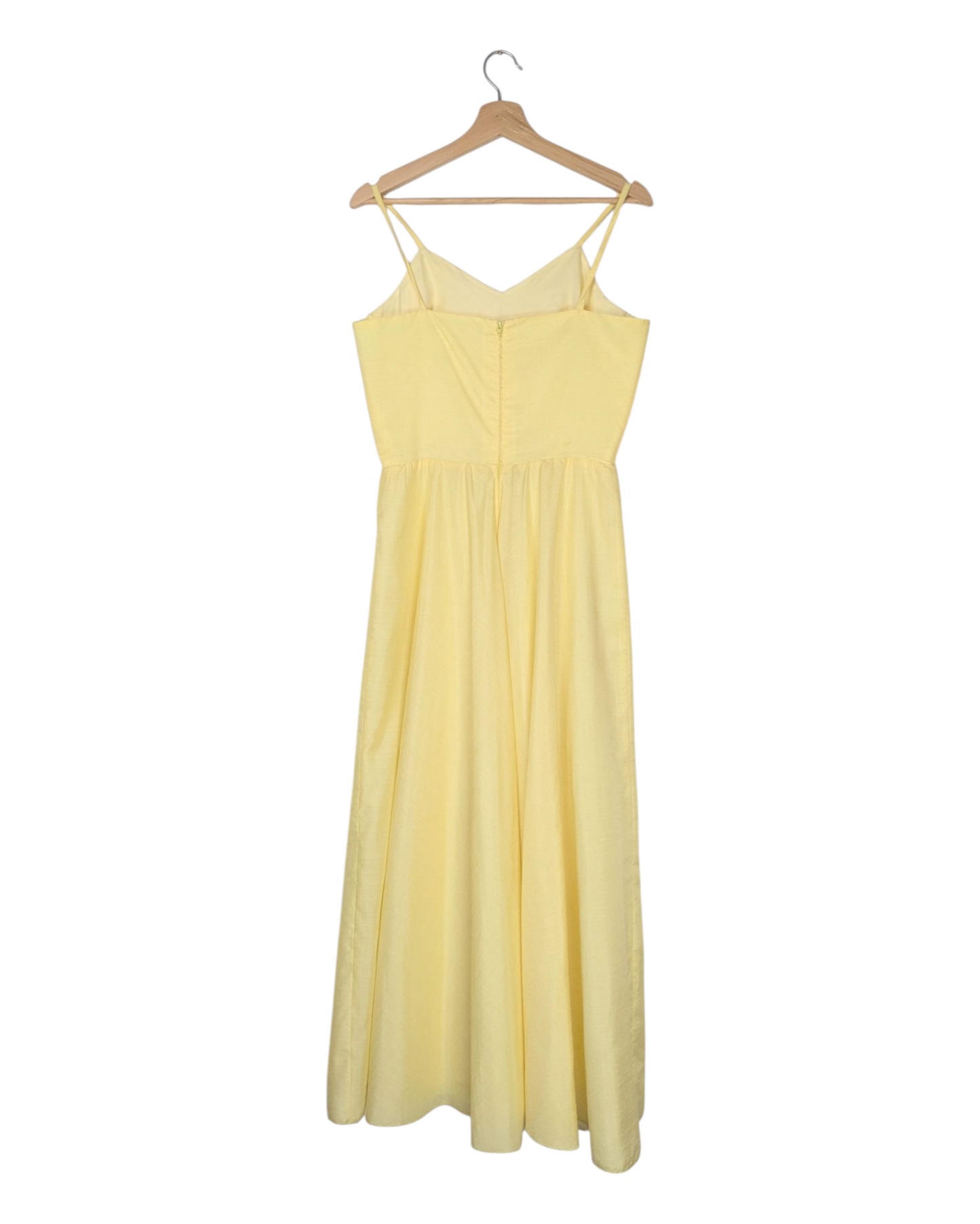 Robe de bal jaune 70s