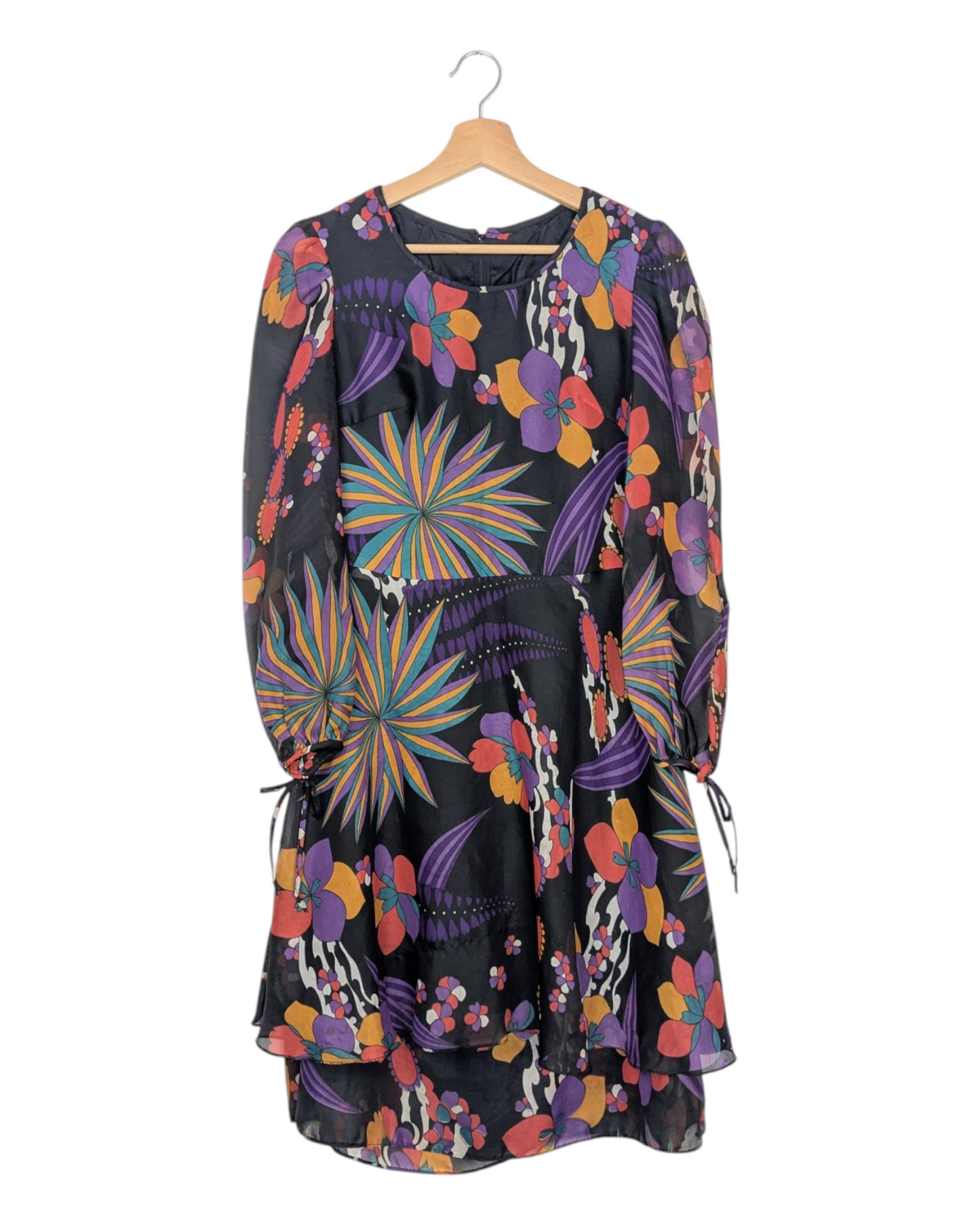 Robe à fleurs 70s