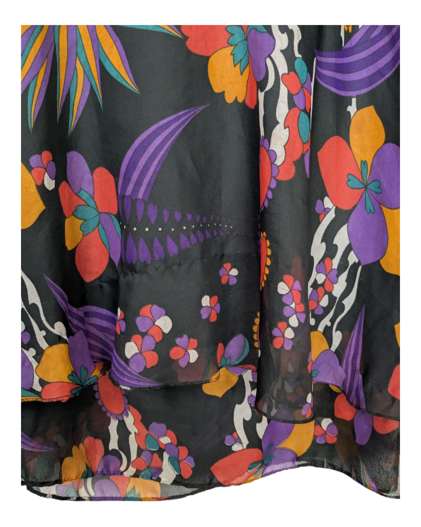 Robe à fleurs 70s