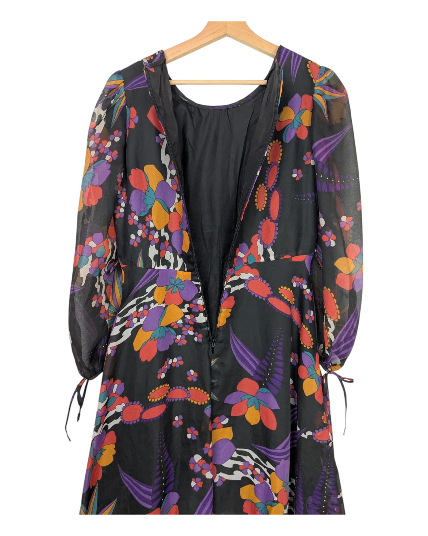 Robe à fleurs 70s