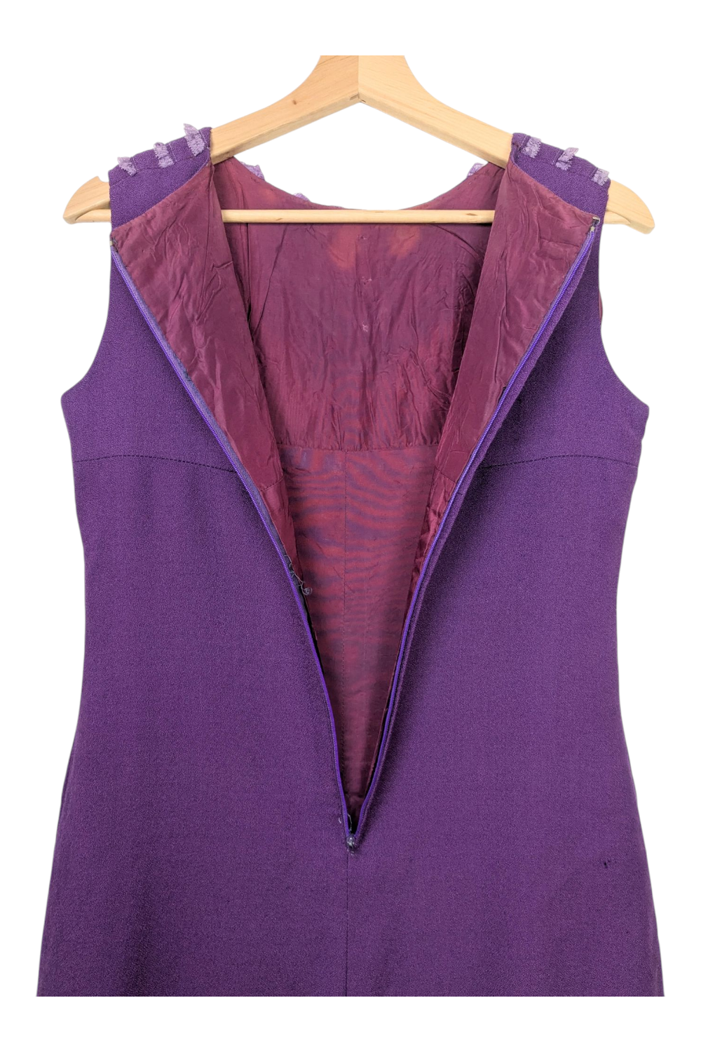 Robe mauve 60s