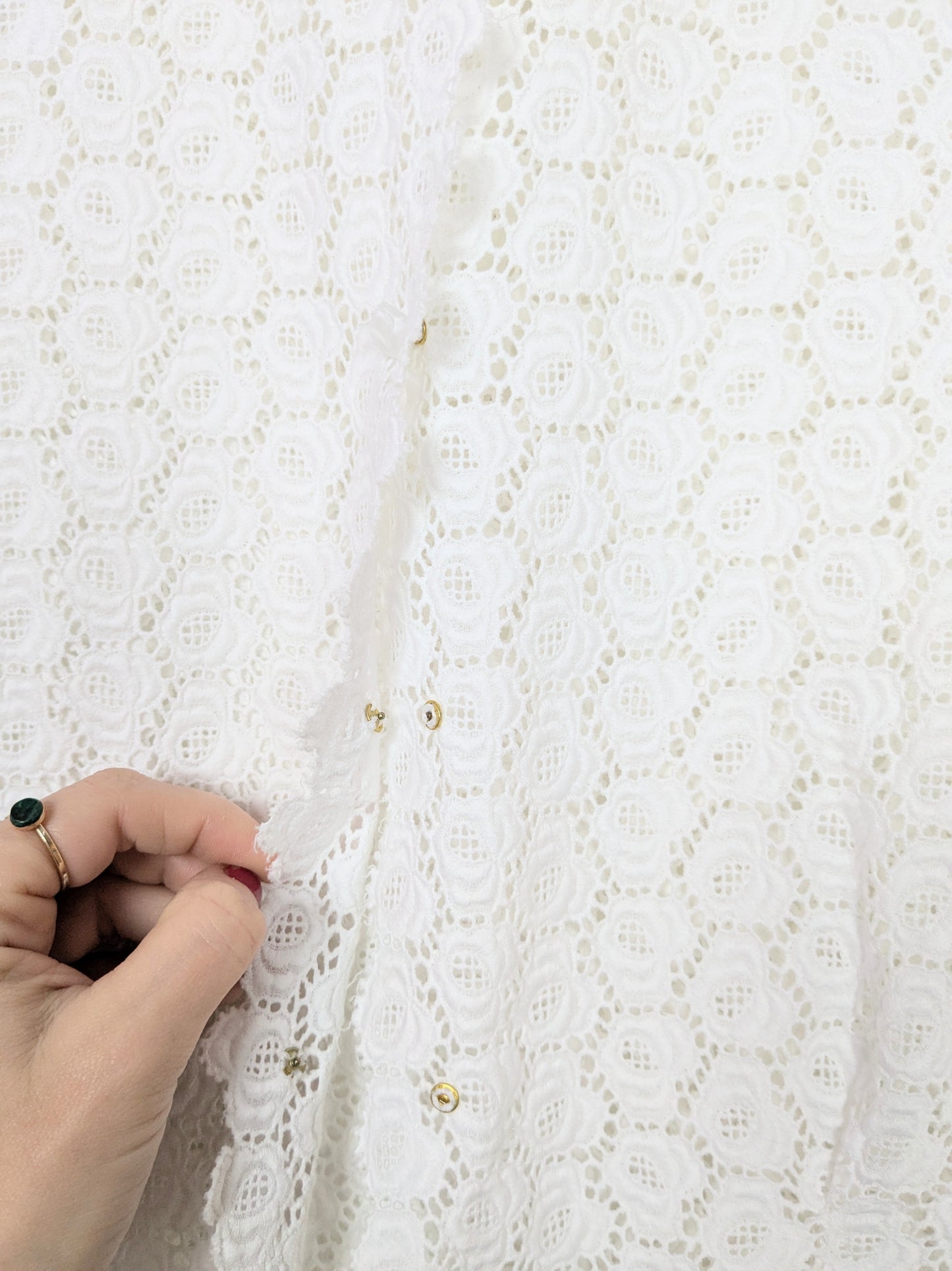 Chemisier broderie  50s