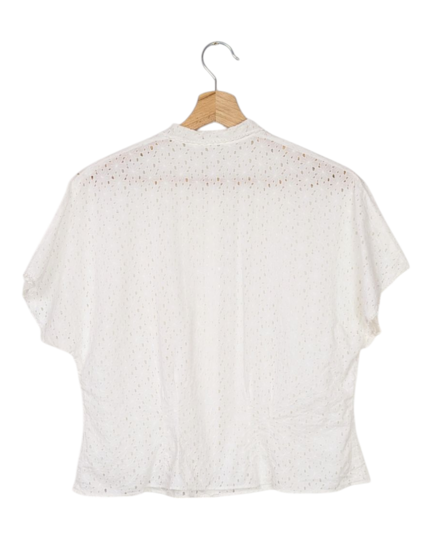 Chemisier broderie anglaise 50s