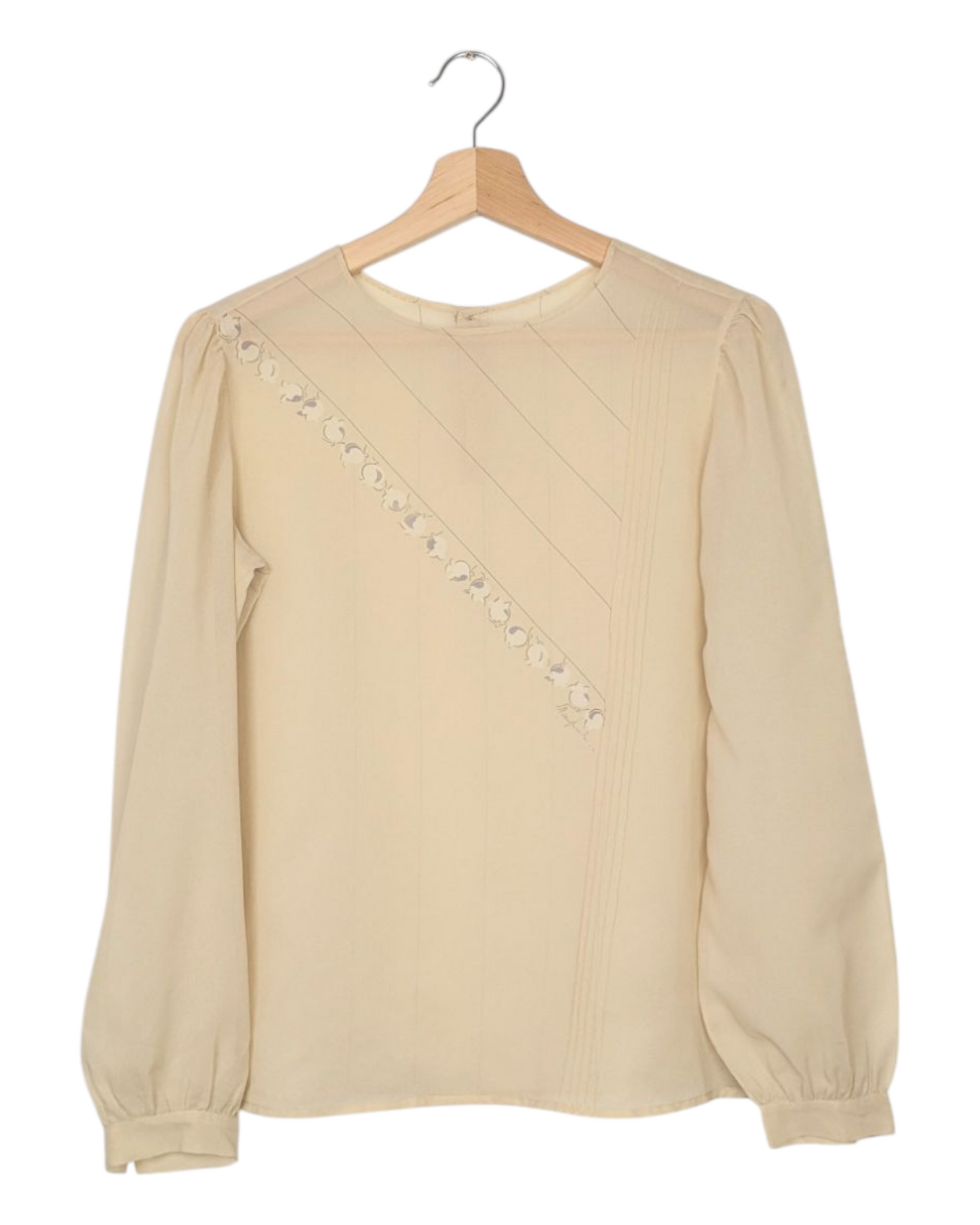 Blouse peinte 80s