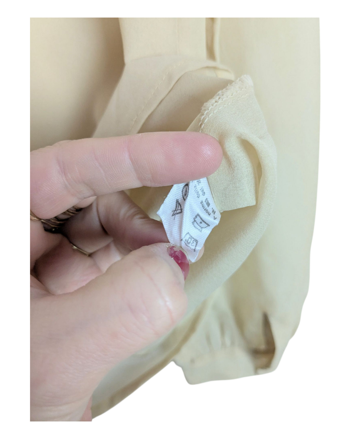 Blouse peinte 80s