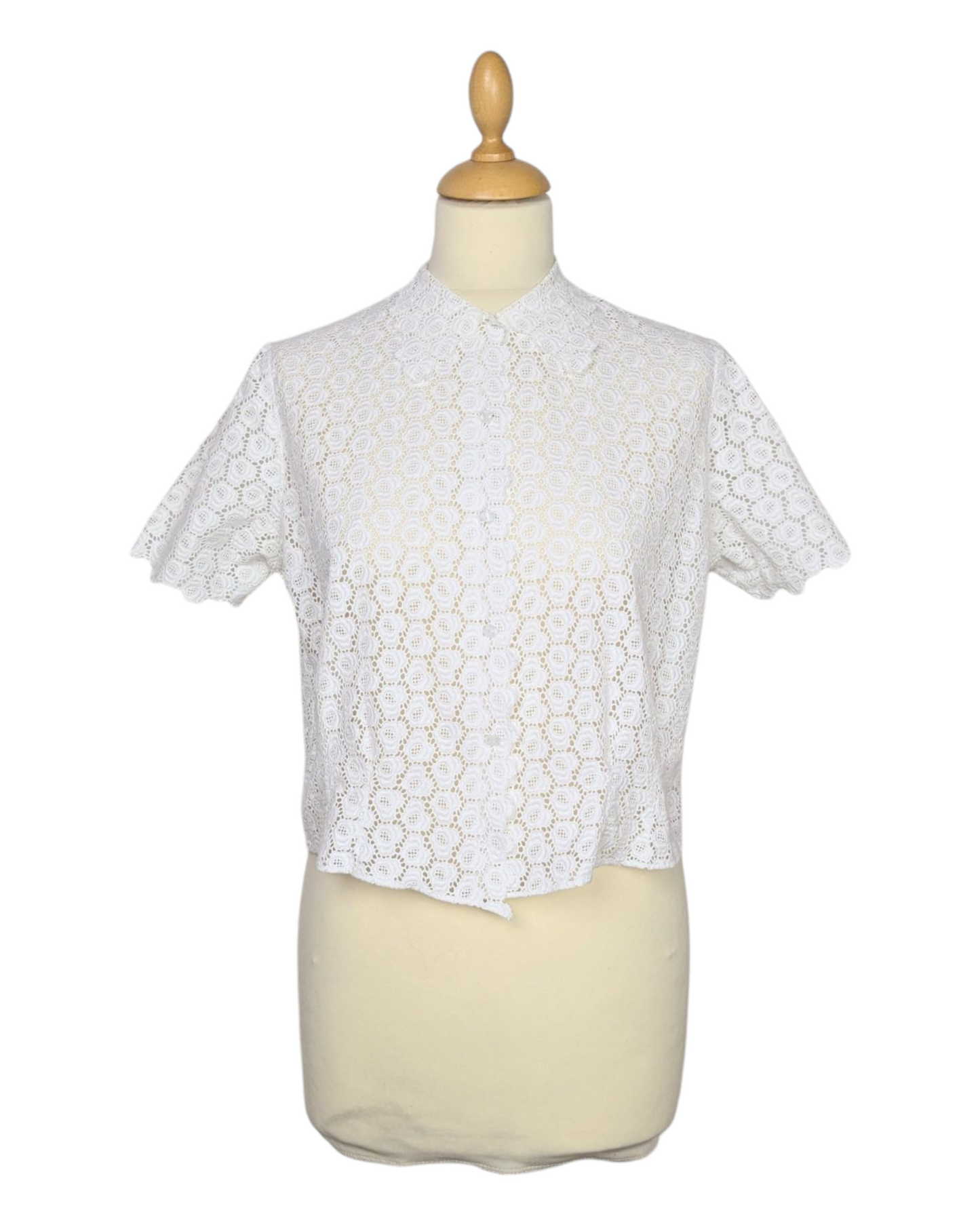 Chemisier broderie  50s