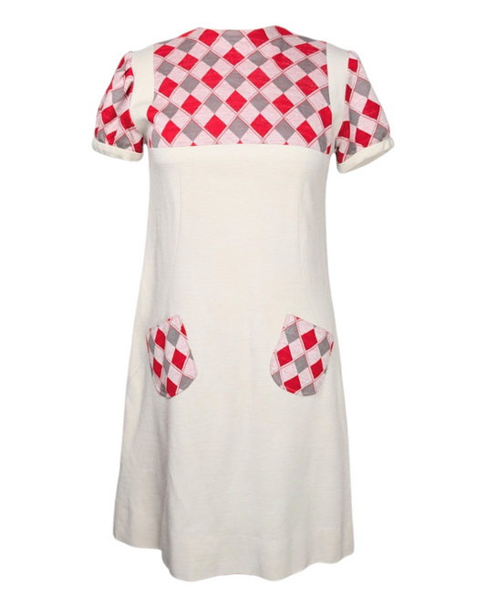 Robe à losange 60s