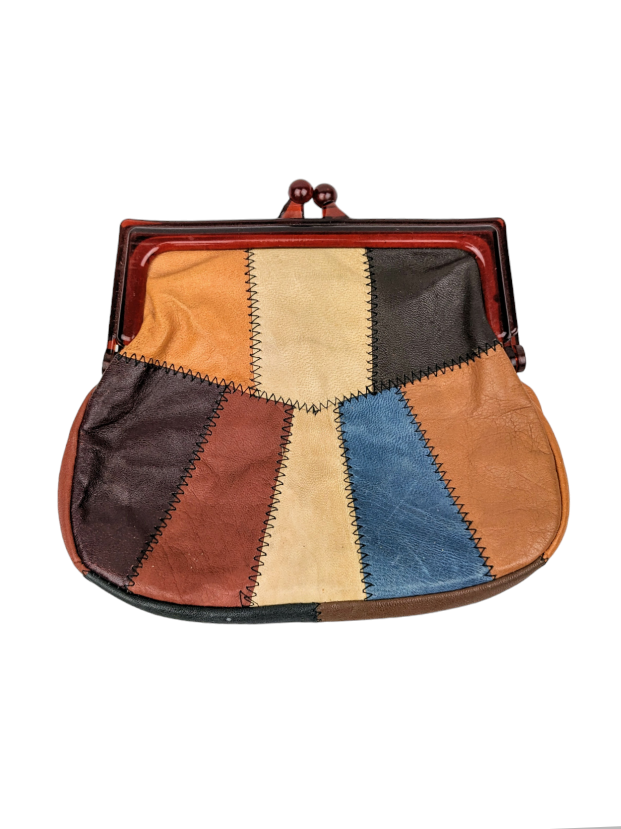 Bourse/porte monnaie patchwork 70s