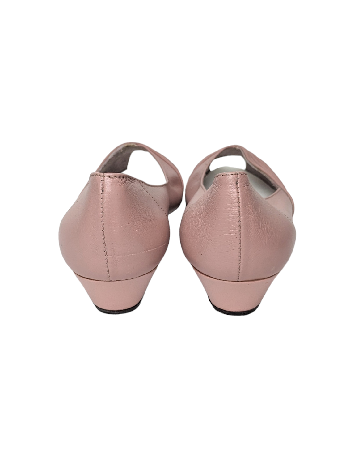 Sandales vieux rose 80s
