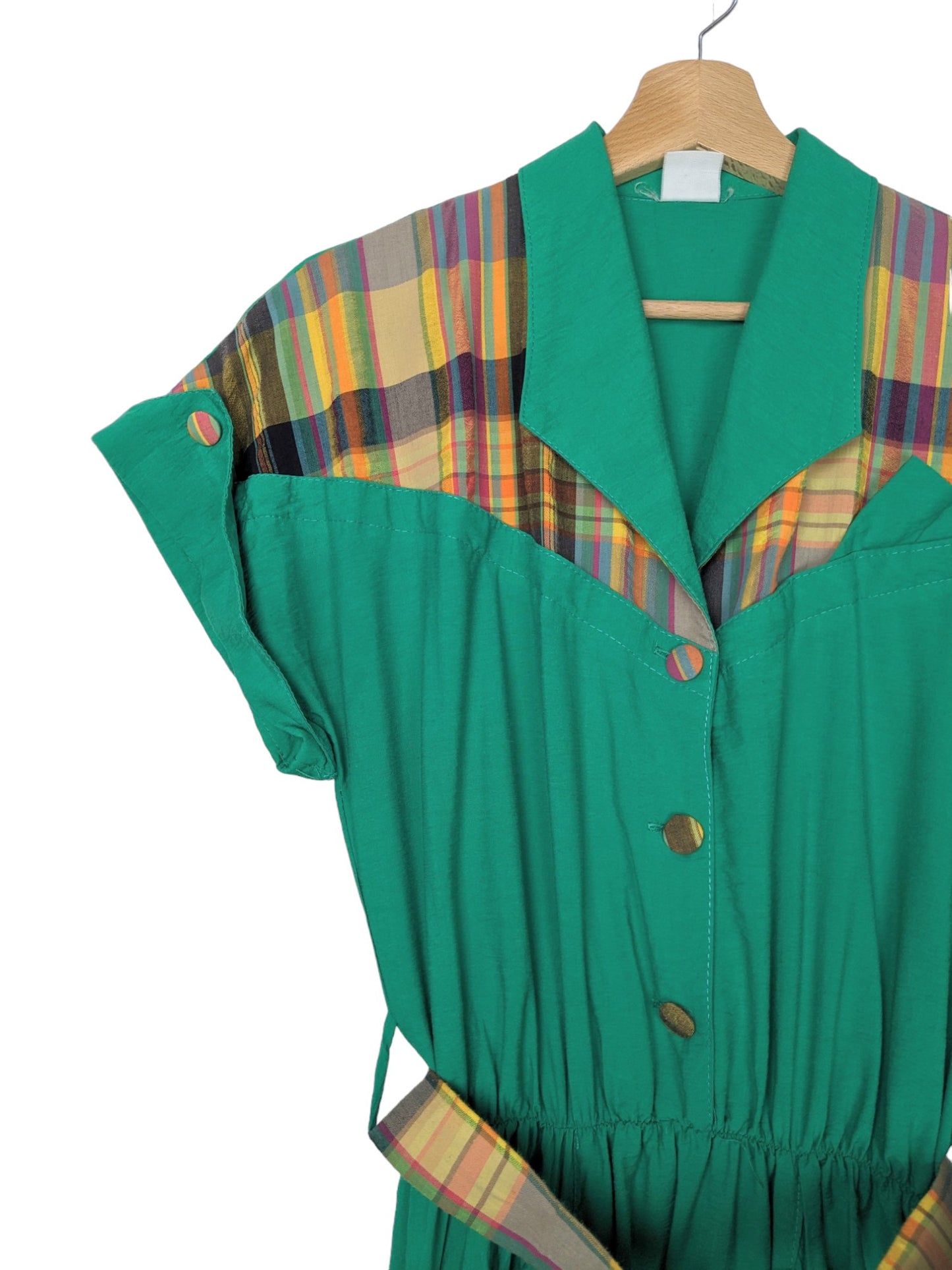 Robe tartan 80s