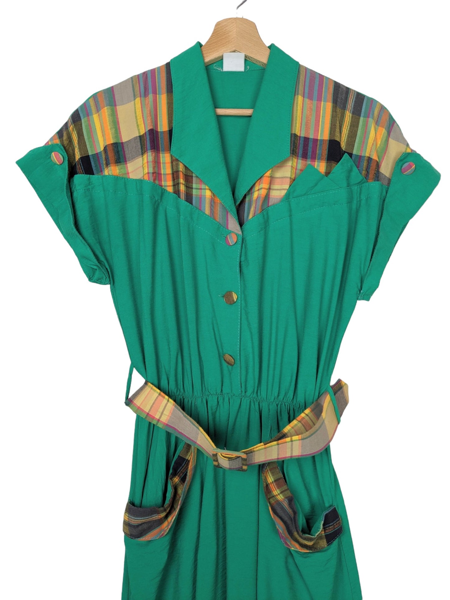Robe tartan 80s