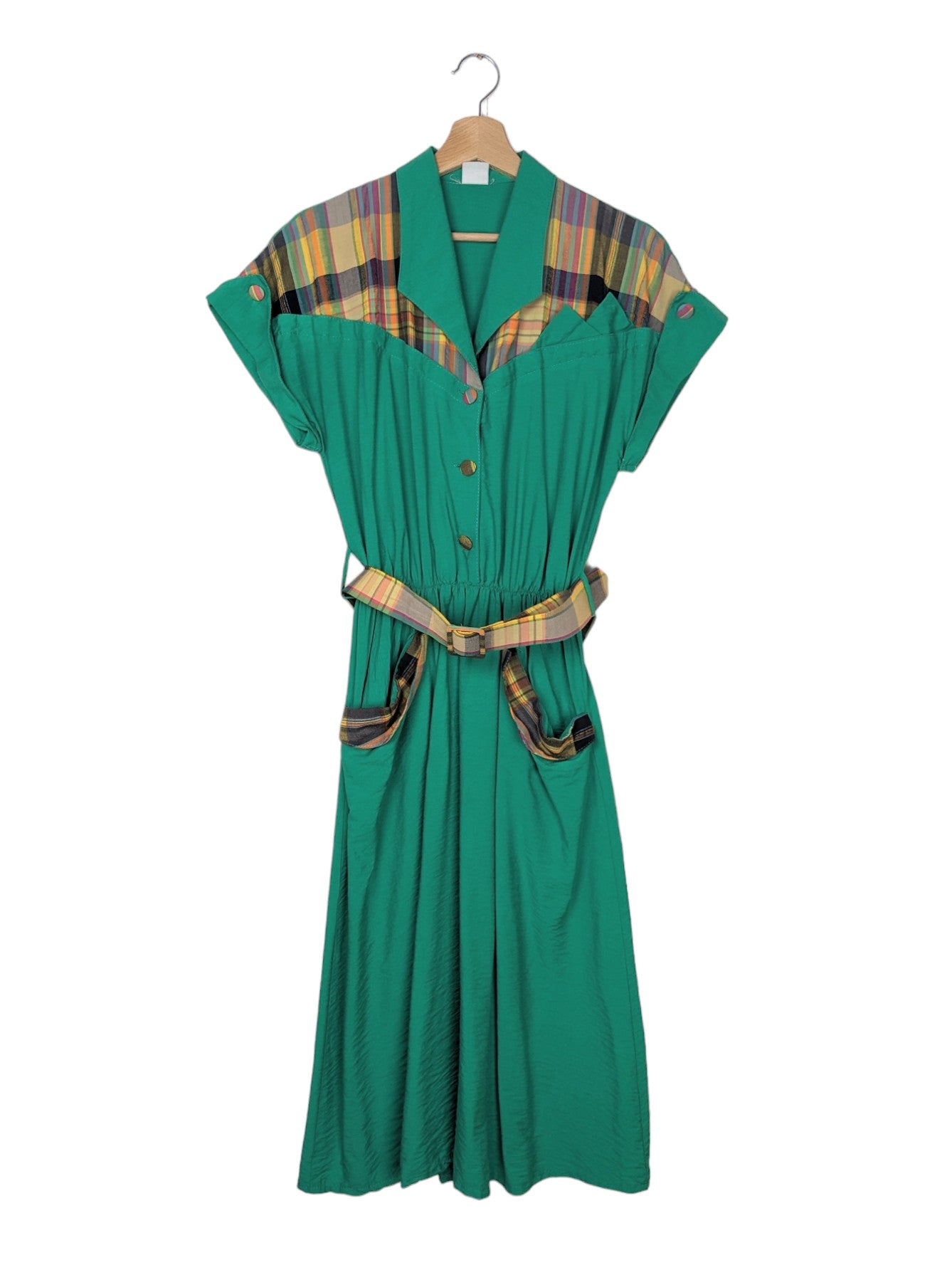 Robe tartan 80s